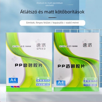 PET kötőfilm, magas átlátszóság, 20 mm vastagság, kötéshez és berendezésekhez
