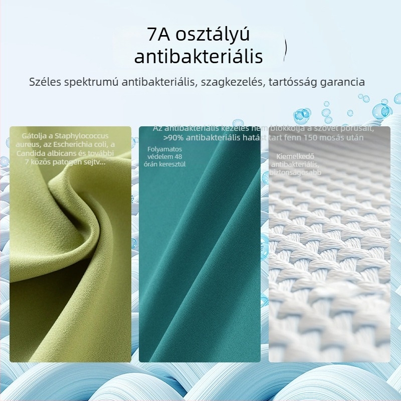 Női sportmelltartó, légáteresztő anyag, vékony pántok, gyorsan száradó, teljes kosár középmagos formázással (75% nylon, 25% spandex; fix kettős pántok; drót nélküli)