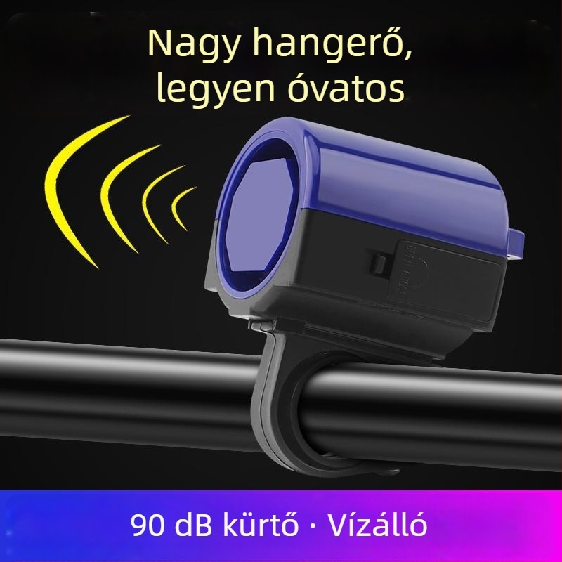 Senowoiry/Ji Rui elektromos kerékpár csengő, műanyagból, modell Electric Speaker, univerzális mountain bike kompatibilis