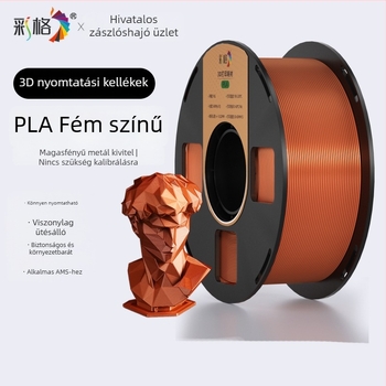 Színes fémes PLA filament, 1 kg, 1,75 mm, 3D nyomtatáshoz