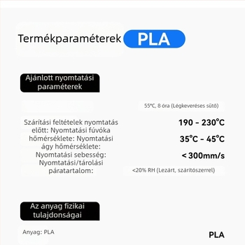 Színes fémes PLA filament, 1 kg, 1,75 mm, 3D nyomtatáshoz