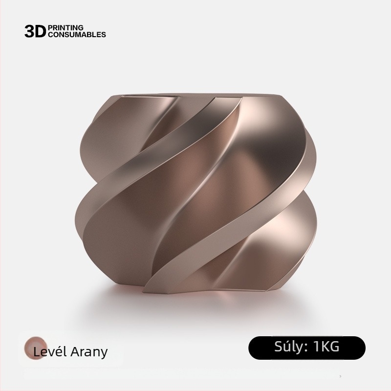 Színes fémes PLA filament, 1 kg, 1,75 mm, 3D nyomtatáshoz