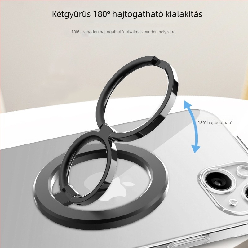 MXIHY mágneses MagSafe gyűrűs telefonállvány, asztali cinkötvözetből, ultra vékony, hordozható, állítható forgás