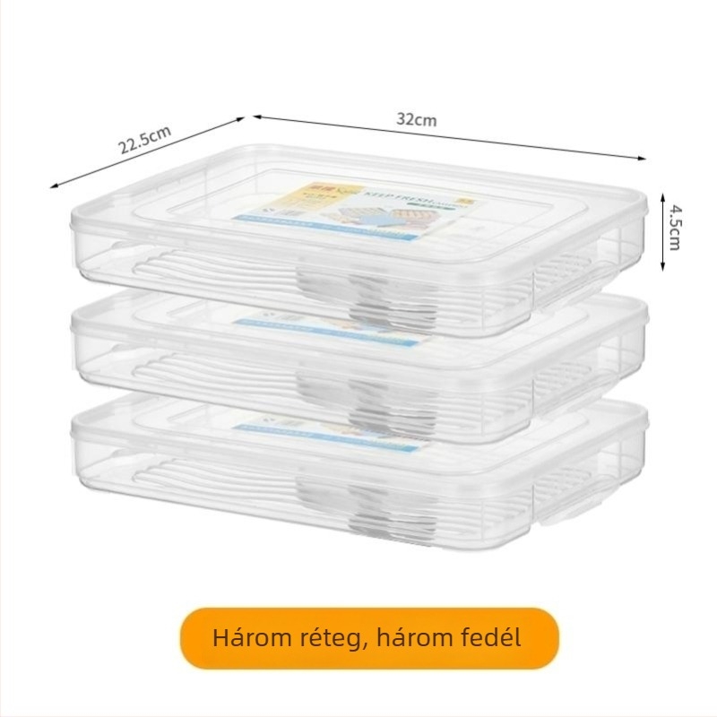 Mooncake fagyasztó doboz, japán stílus, zárt, alapértelmezett forma