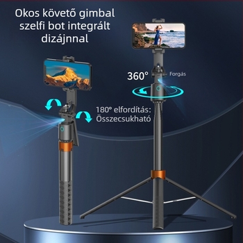Q13 okostelefon-gimbal dupla világítással, AI arcfelismeréssel, teljesen automatikus követéssel – minden egyben élő közvetítéshez