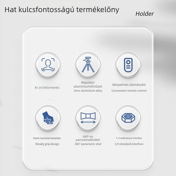 Q13 okostelefon-gimbal dupla világítással, AI arcfelismeréssel, teljesen automatikus követéssel – minden egyben élő közvetítéshez