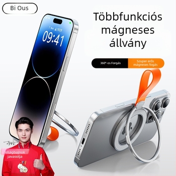 Telefontartó gyűrű, univerzális kialakítás, szilikon-cink ötvözet, testreszabható