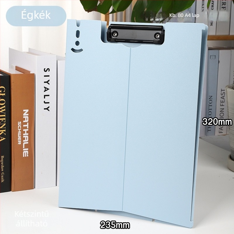 Irodai könyvklipsz — Modell: Secretary book clip; Típus: Dupla erős clip; Anyag: Műanyag; Nyomtatott logó: Igen; Feldolgozás és testreszabás: Igen