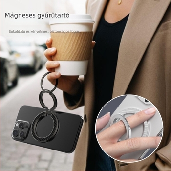 Asztali telefon-tartó – fém szerkezet, univerzális design, testreszabási támogatás