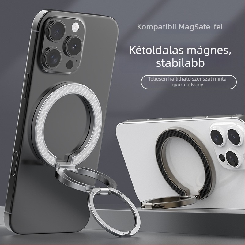 Asztali telefon-tartó – fém szerkezet, univerzális design, testreszabási támogatás