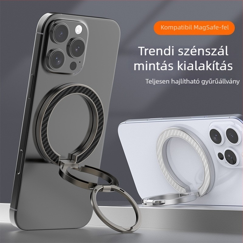 Asztali telefon-tartó – fém szerkezet, univerzális design, testreszabási támogatás