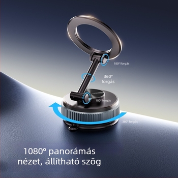 Összecsukható autótelefon-tartó szívócsésze típusú - Modell X104, cinkötvözet