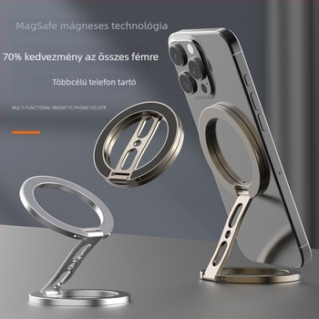 Nothing alumínium gyűrűs telefon-tartó — MagSafe asztali mágneses tartó, általános célú