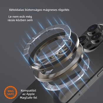 Nothing alumínium gyűrűs telefon-tartó — MagSafe asztali mágneses tartó, általános célú