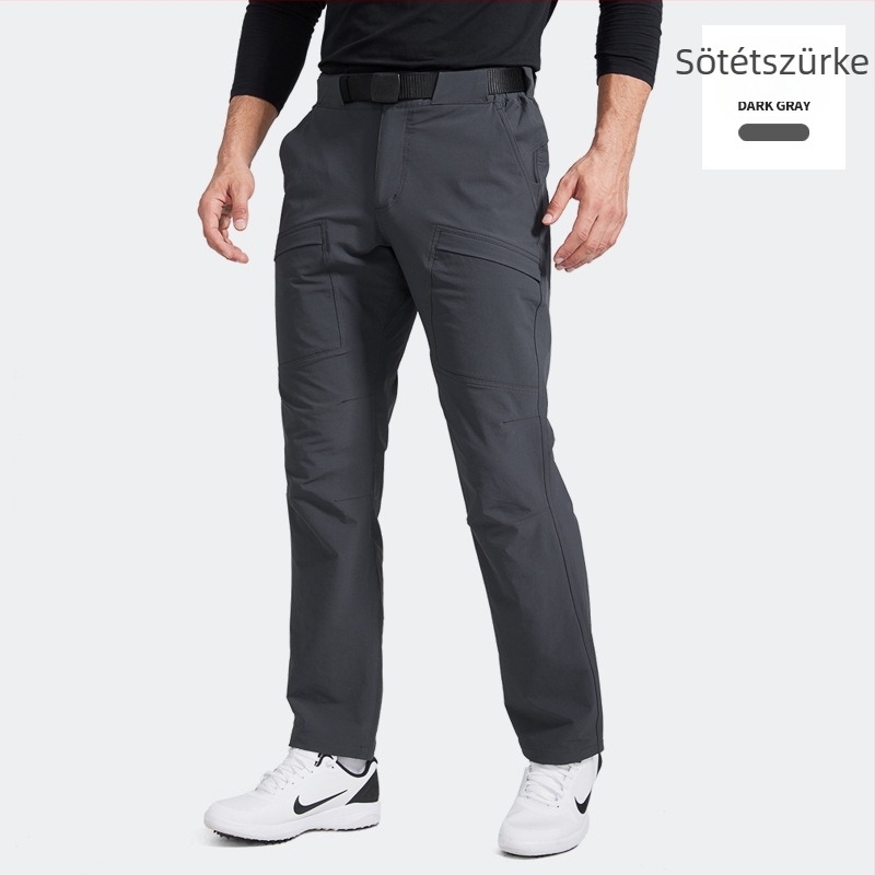 Férfi kültéri Soft Shell nadrág – fleece bélés, szélálló, téli–ősz időkre, anyag: kémiai rostok keveréke