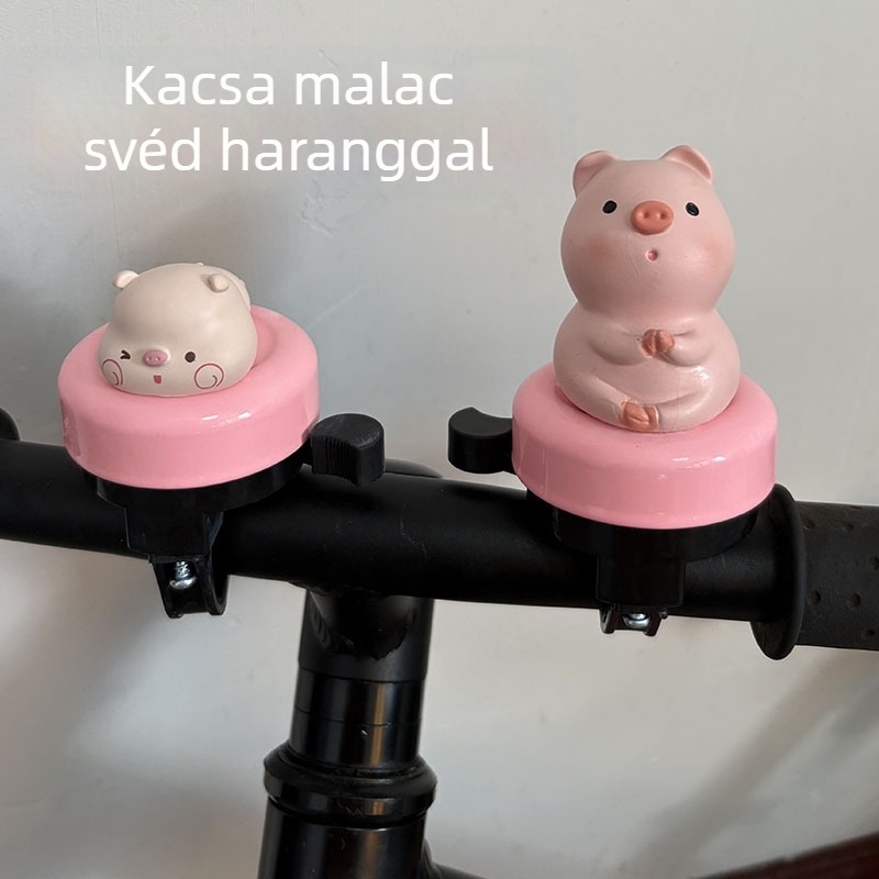 Gyerekek bicikli csengő – rajzfilm autó téma, vas csengő, márka NRELF