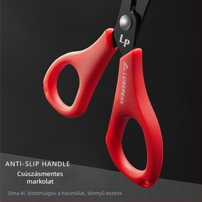 Seelucker horgászolló – rozsdamentes acél, PE és Dyneema zsinórokhoz, sokoldalú és hordozható (Márka: Seelucker; Anyag: rozsdamentes acél; PE/Dyneema)