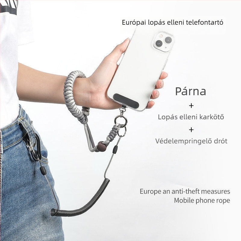 Pengyi telefonpánt – szövött kivitel, fémcsat, uniszex