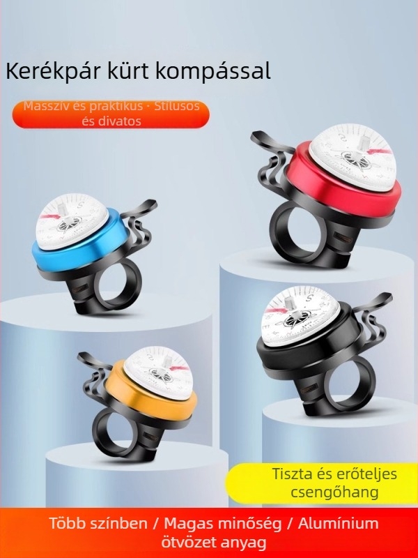 Kerékpár csengő iránytűvel – Márka Senowoiry/yi rui; Anyag: alapértelmezett; Feldolgozás és testreszabás: Nincs; Importálás: Nincs