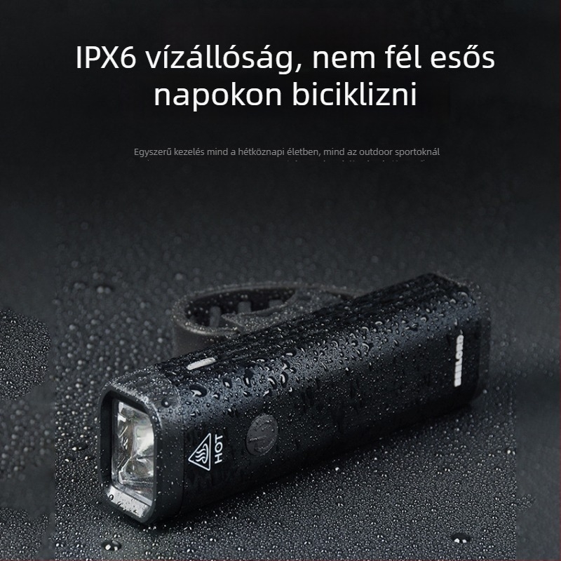 Phoenix kerékpár első lámpa – USB-tölthető, vízálló, 2000mAh éjszakai tekeréshez