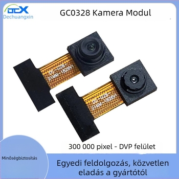 GC0328 kamera modul, 300K szenzor, 24‑pin DVP interfész, K210/STM32 fejlesztőpanel, manuális fókusz torzítás nélkül
