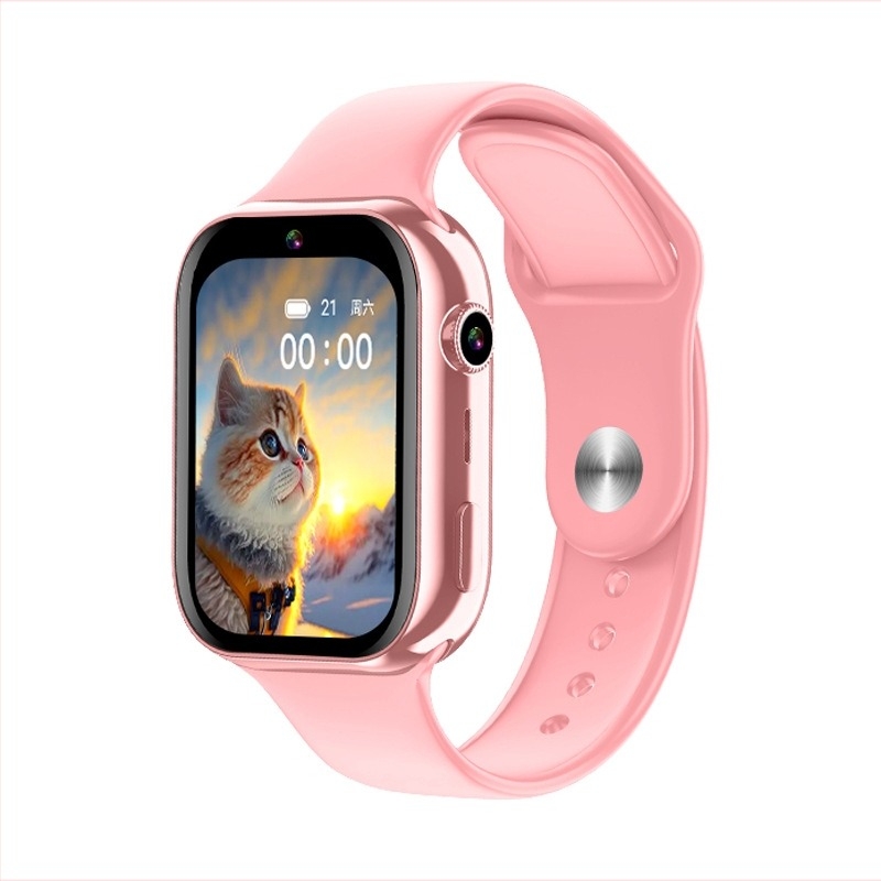 Gyerekeknek szánt 4G-s GPS okosóra, 2 MP kamera, 800 mAh akkumulátor, 16 GB tárhely