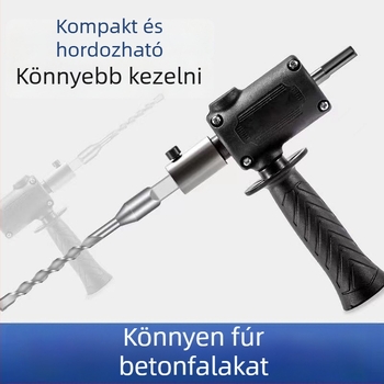 Elektrikus fúróhoz való ütvefúró átalakítófej, átalakítja a fúrót ütőfúróvá, betonhoz könnyű adapter, Modell 1