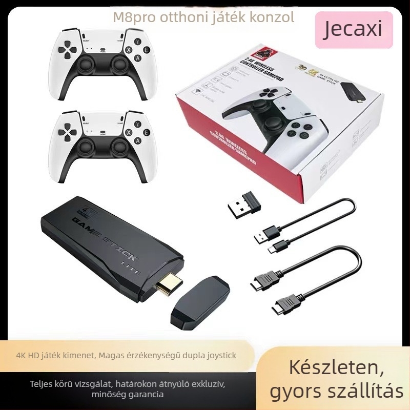 M8 PRO Kétjátékos Vezeték nélküli HDMI Retro Játékkonzol 1080p Kimenet