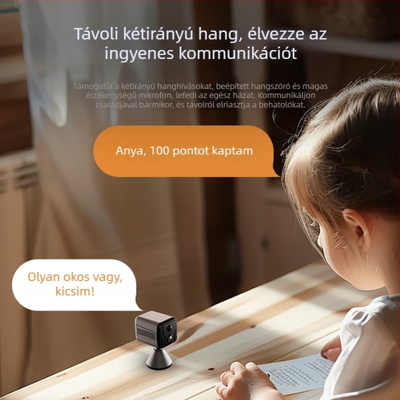 4G/WiFi IP kamera éjjellátással kültéri használatra, 0.001 lux minimális megvilágítás, -5–50°C működési hőmérséklet, 5V tápegység, beltéri/kültéri használat