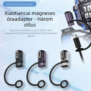 Little Genius Z9 mágneses Type-C óraadapter Z7A-hoz, nyakpánttal