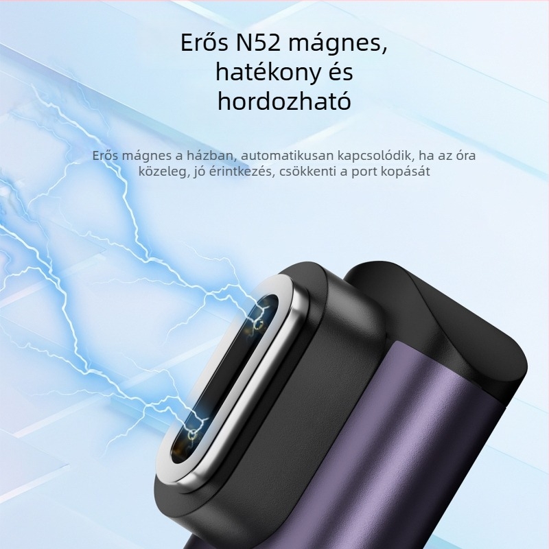 Little Genius Z9 mágneses Type-C óraadapter Z7A-hoz, nyakpánttal