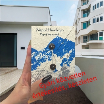 Kézzel készített notesz – nosztalgikus retro stílus, oldható lapokkal, 30 oldal, 40 g papír, pulppapírból készült