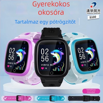 Gyerekeknek készült okosóra 4G/5G-s celluláris kapcsolattal (AMOLED kijelző; szilikon szíj; vízálló; üzemidő kevesebb mint 7 nap)