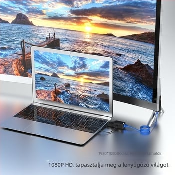 HDMI extender csavart érpárral, 50 m hatótávolság, 1080p tömörítés nélkül, késleltetés nélkül, EDID tanulás