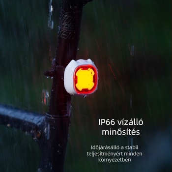 Okos kerékpár hátsó lámpa szenzorral és fékfunkcióval - Wind&Moon márka; TPU+PC anyag; Importált: Nem; Nincs feldolgozás vagy testreszabás