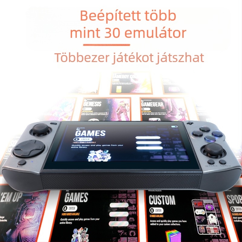 Retro hordozható játék konzol — RPG, HD kimenet, vezeték nélküli, MP4 lejátszó, operációs rendszer nélkül