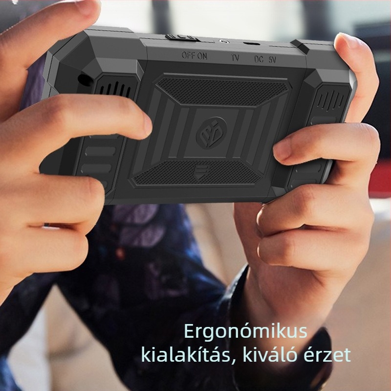 S9 hordozható játékkonzol 520 játékkal, két játékos Contra, újratölthető