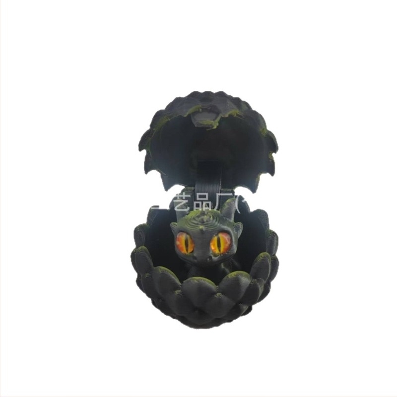 3D nyomtatott sárkánytojás dísz készlet, PLA anyag, modern művészeti stílus, függő díszek