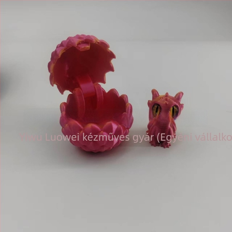3D nyomtatott sárkánytojás dísz készlet, PLA anyag, modern művészeti stílus, függő díszek