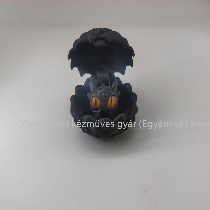 3D nyomtatott sárkánytojás dísz készlet, PLA anyag, modern művészeti stílus, függő díszek