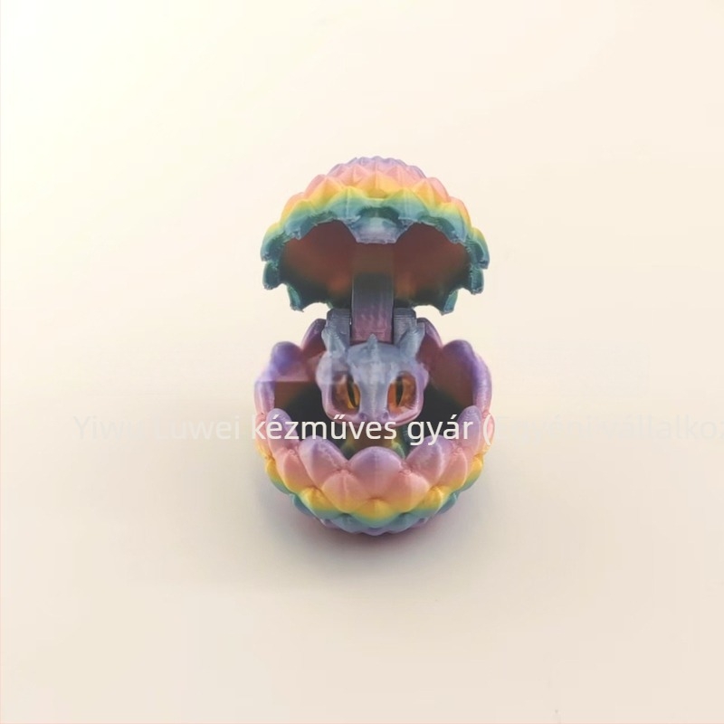 3D nyomtatott sárkánytojás dísz készlet, PLA anyag, modern művészeti stílus, függő díszek