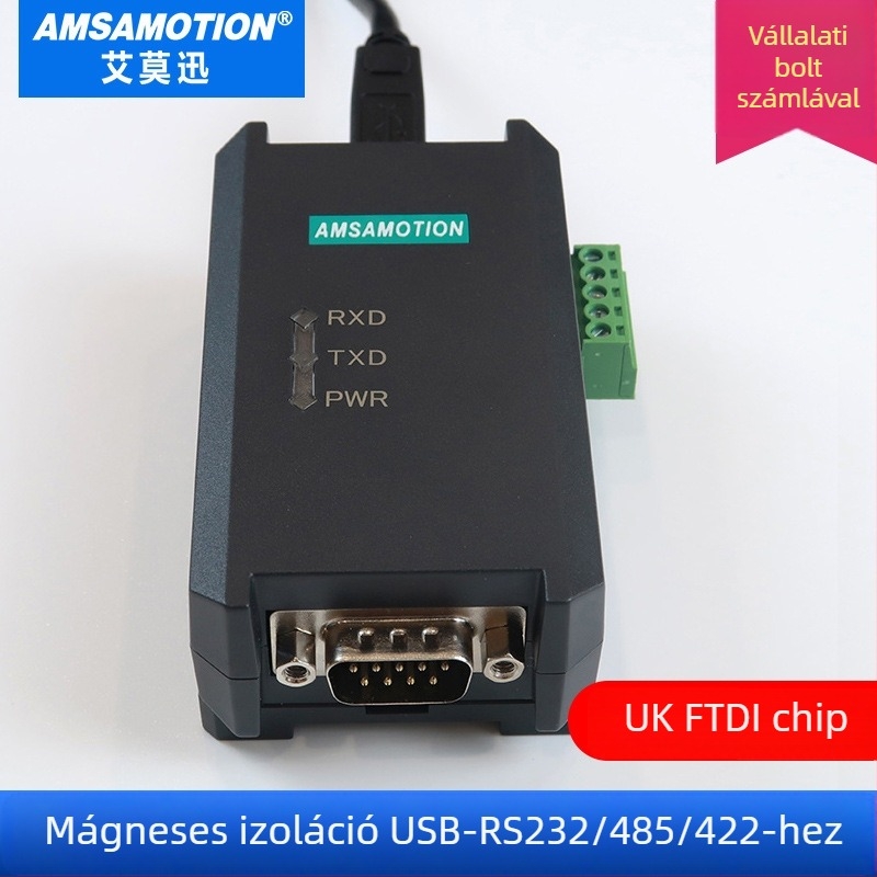 AMSAMOTION Amoxun ipari USB-232/485 konverter RS232/RS485