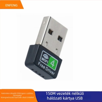 EF-LV-UW06 USB vezeték nélküli hálózati kártya - drivert nem igényel, 2.4 GHz, 150 Mbps, IEEE 802.11b/g/n