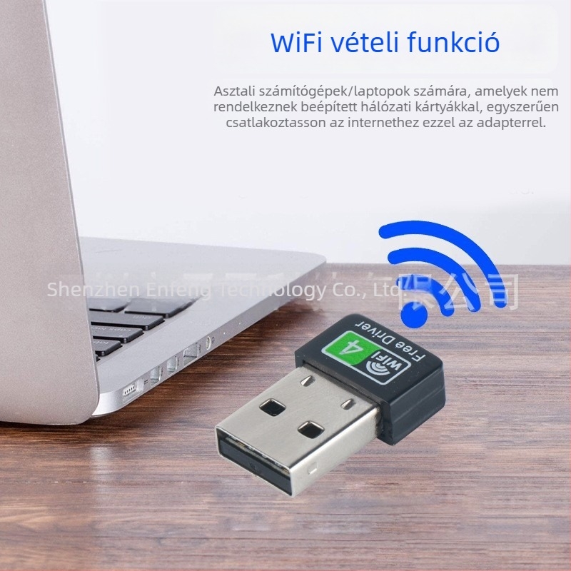 EF-LV-UW06 USB vezeték nélküli hálózati kártya - drivert nem igényel, 2.4 GHz, 150 Mbps, IEEE 802.11b/g/n