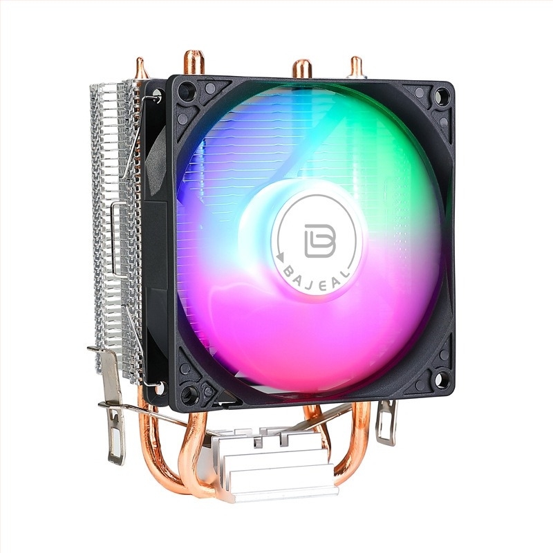 EVESKY Frost 100 CPU hűtő kettős hőcsővel, réz, olajcsapágy, 1800 RPM, zaj 18 dBA