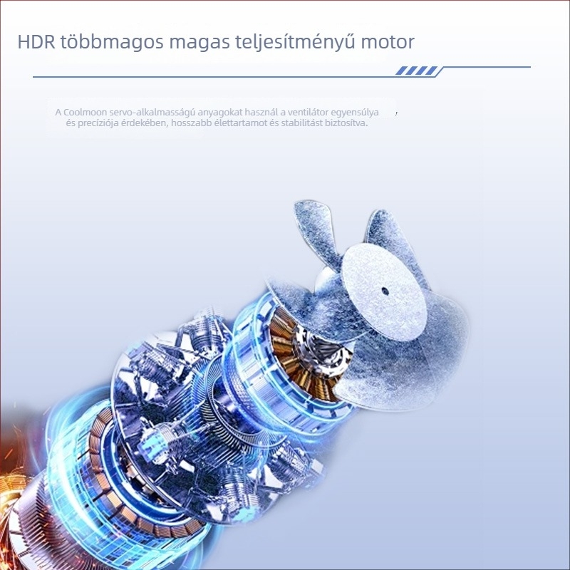 CPU hűtő négy rézcsővel, ARGB világítással, GT400 digitális hőmérséklet kijelző, PWM halk ventilátor 800-1800 RPM, hidraulikus csapágy