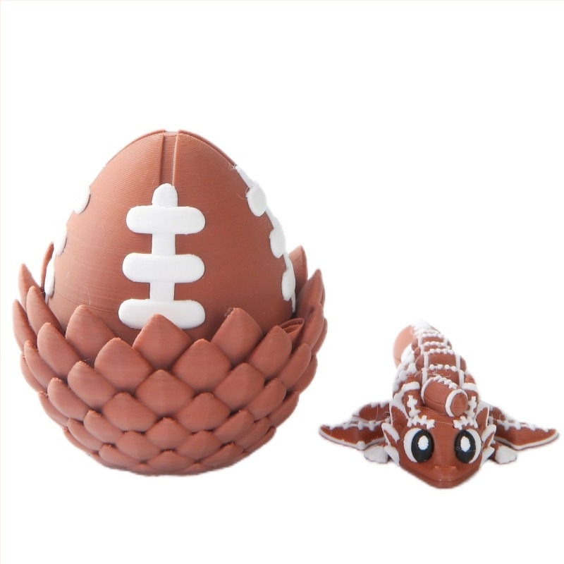 Mini repülő sárkány tojás készlet - 3D nyomtatott műanyag dekoráció, cseresznyefa virágával téma, modern művészeti stílus, formázott gyártás