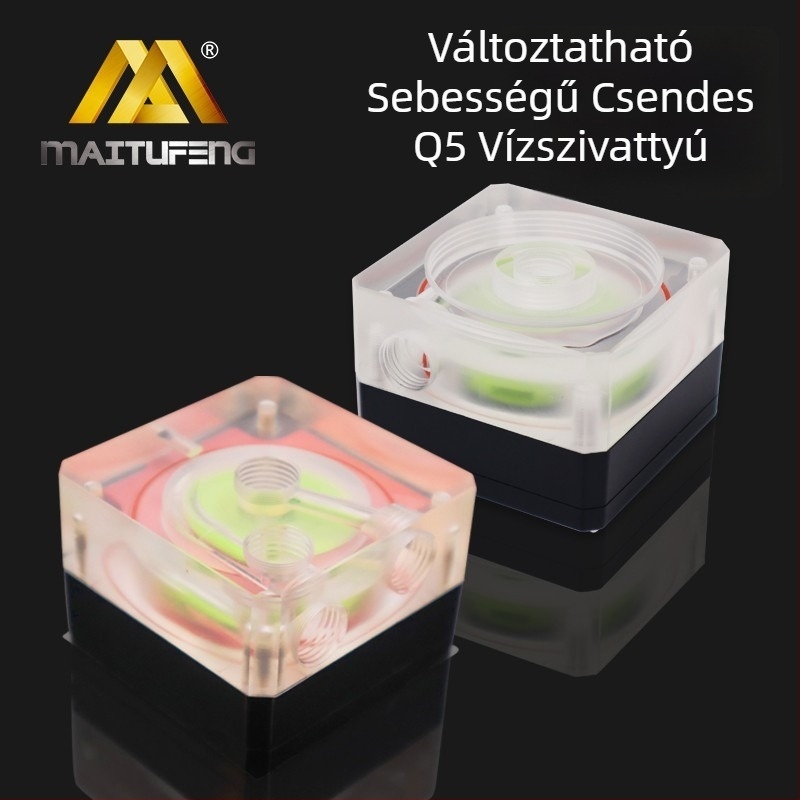 CPU hűtő radiátor MTB-Q5 vízpumpával, akrilból, házhoz illeszkedik