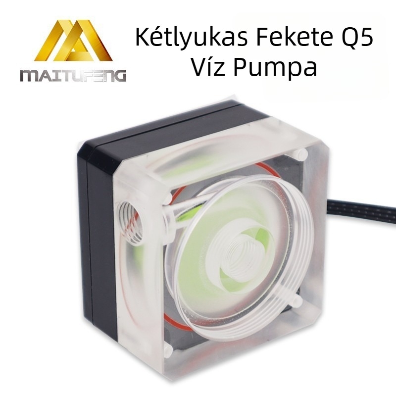 CPU hűtő radiátor MTB-Q5 vízpumpával, akrilból, házhoz illeszkedik