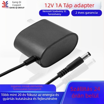 12V 1A tápegység routerhez és felügyeleti kamerához — 3C tanúsítvány, kínai szabvány, modell GQ13-120100-CC